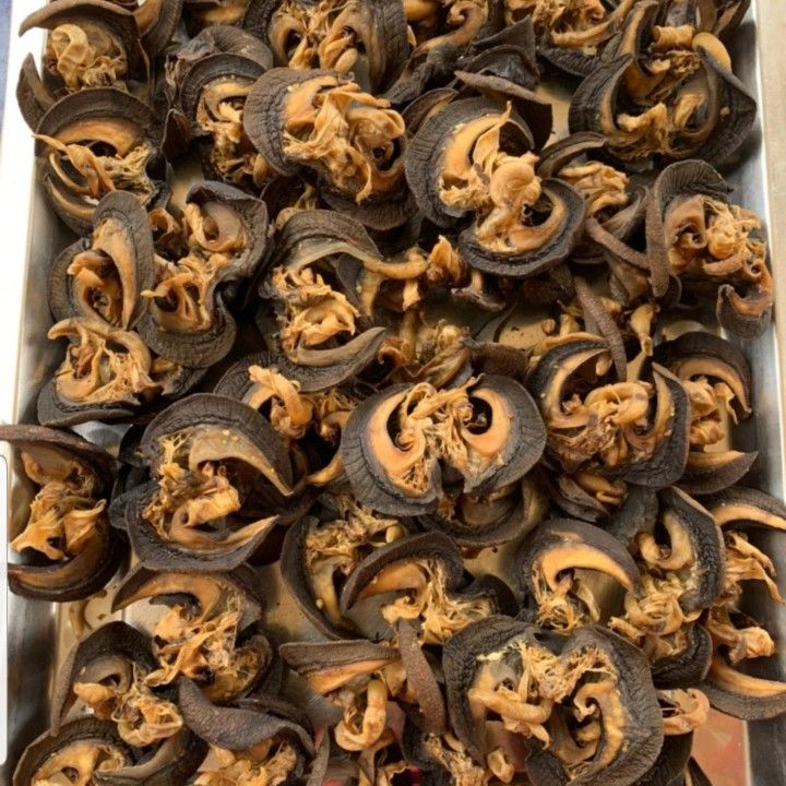 oven dried snails