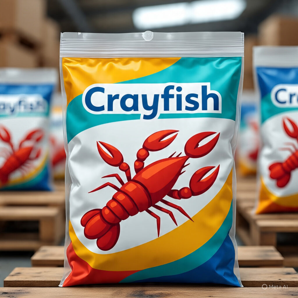 crayfish packaging for export