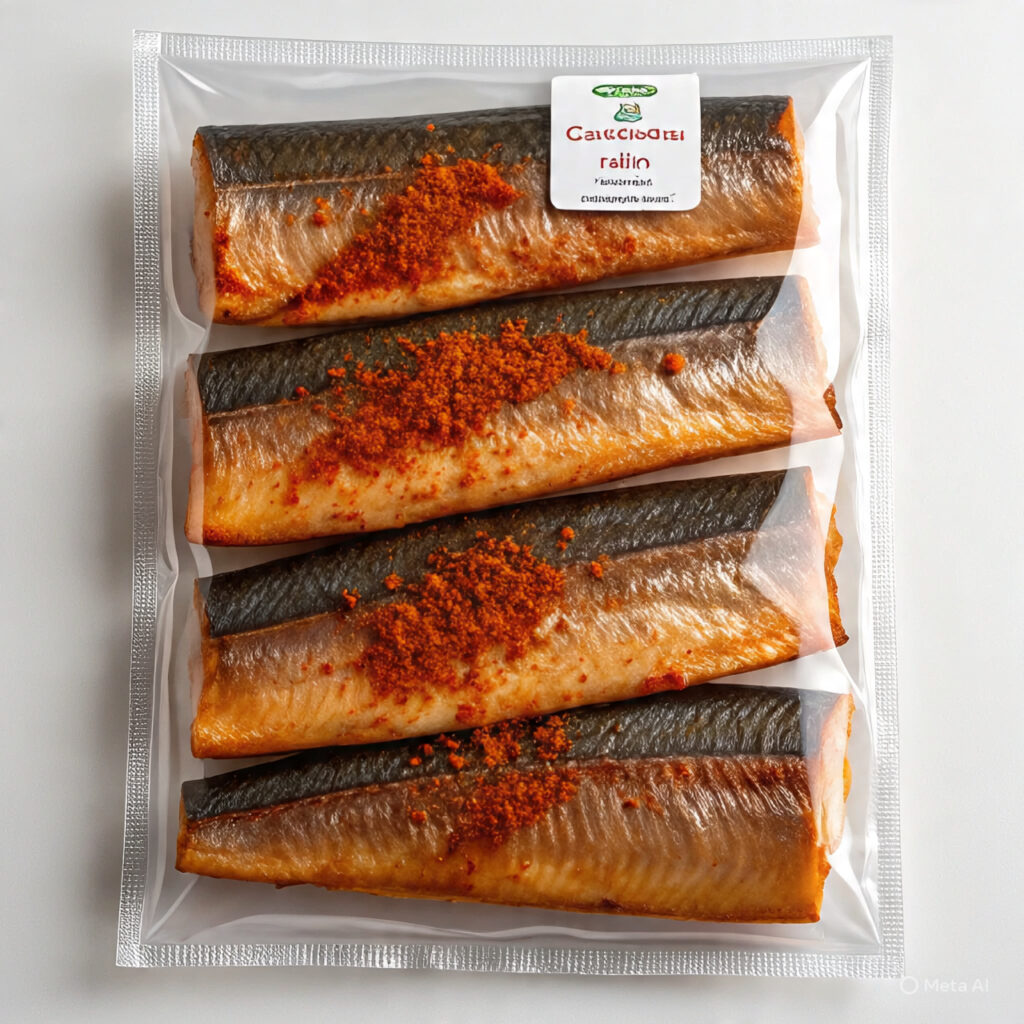 smoked catfish packaging for export